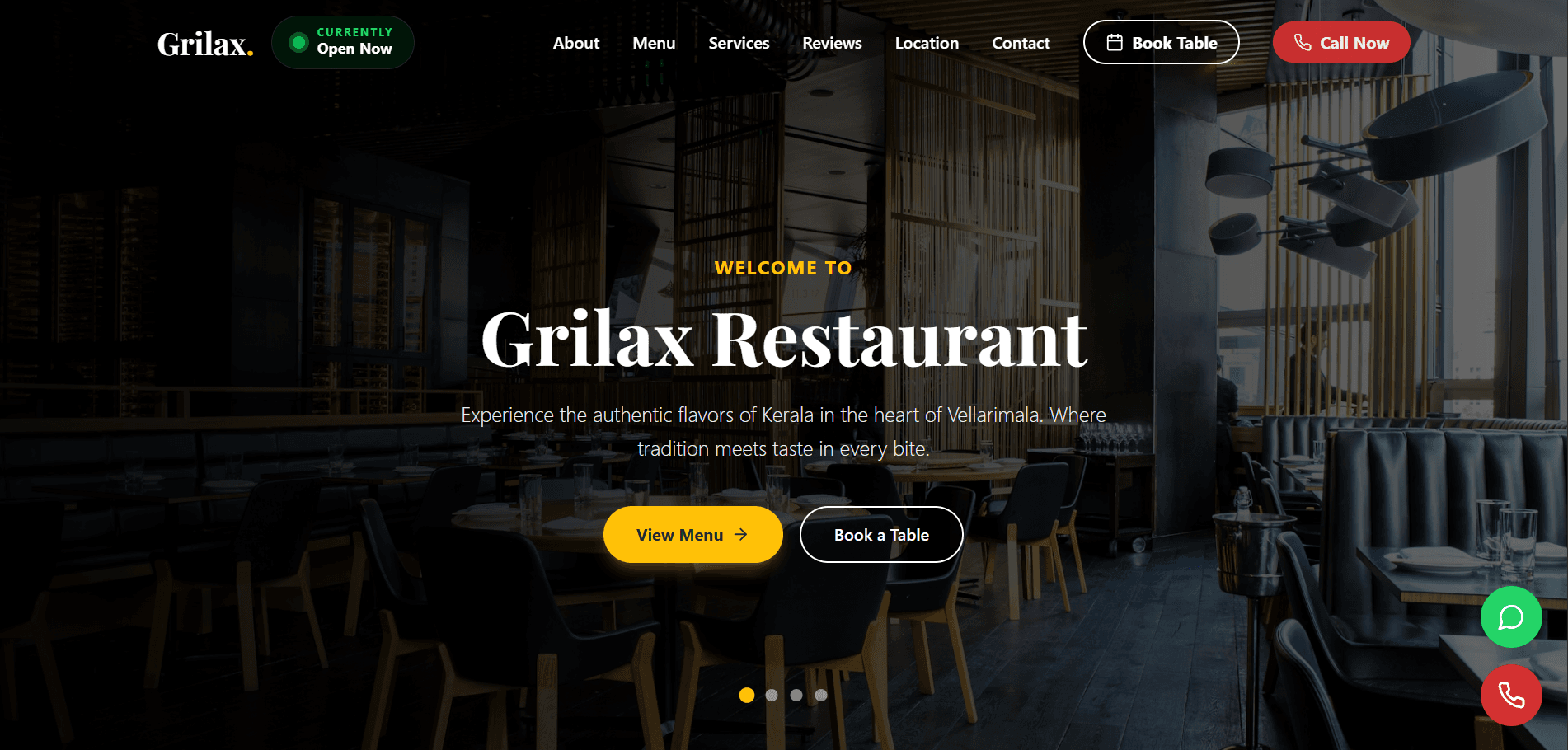 Grilax Restaurant App
